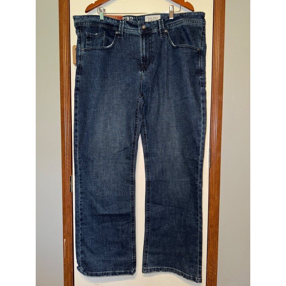 NWT T.K. Axel Stretch Slim Boot‎ Jeans Size 40X32
